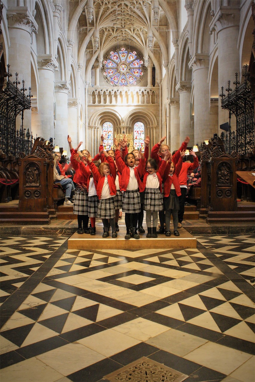 ODST children sing at Christ Church Cathedral, Oxford